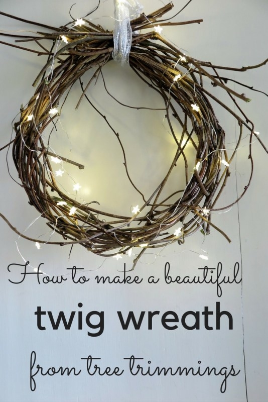 Woven Twig Wreath: Organic Form for Seasonal Outdoor Door Decor