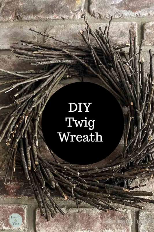 Wreath Handcrafted Wispy Twig Rustic Farmhouse Front Door Decor
