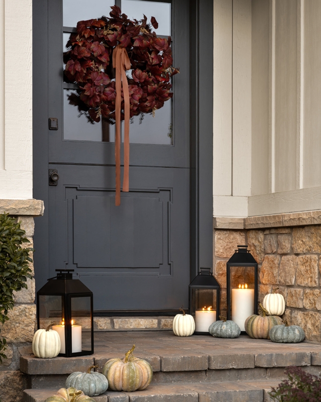 Wreath Rustic Grapevine Fall Decor With Russet And Burgundy Foliage
