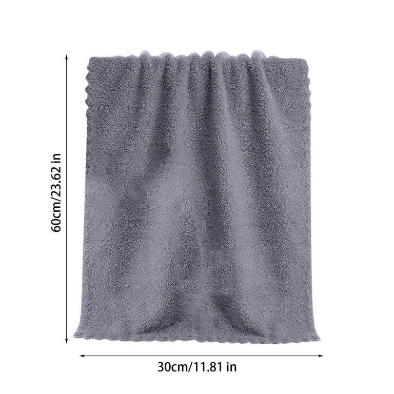 Absorbent Terry Cloth Hand Towel Set, Plush Bathroom Linens