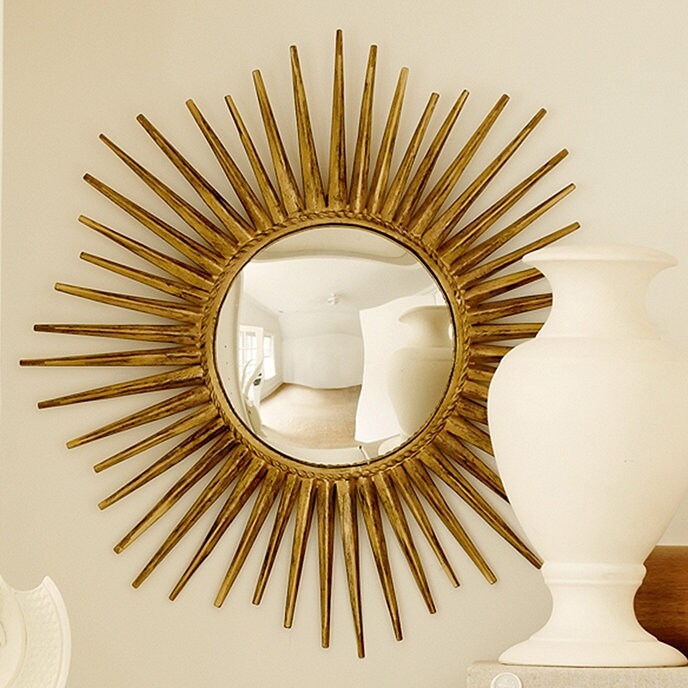 Accent Mirror Radial Spokes Classic Transitional matte finish
