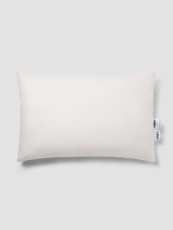 Bed Pillow Piped Edges Plump Fill White Crisp White Bed Pillow