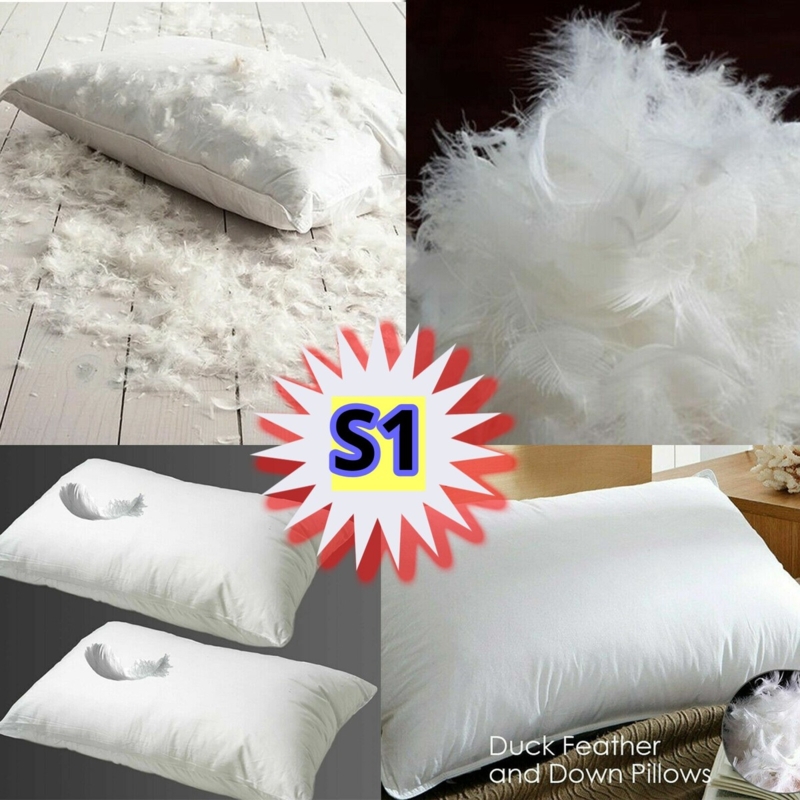 Bed Pillows, Overstuffed Rectangular Plush Hotel Quality