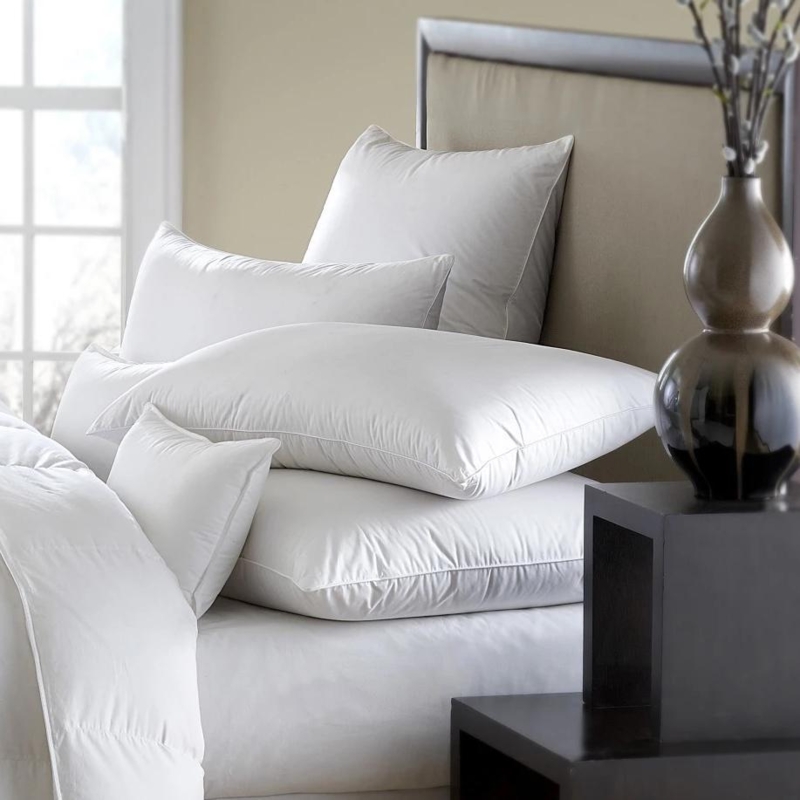 Bed Pillows, Plush Loft in Baffle Box Comforter Set