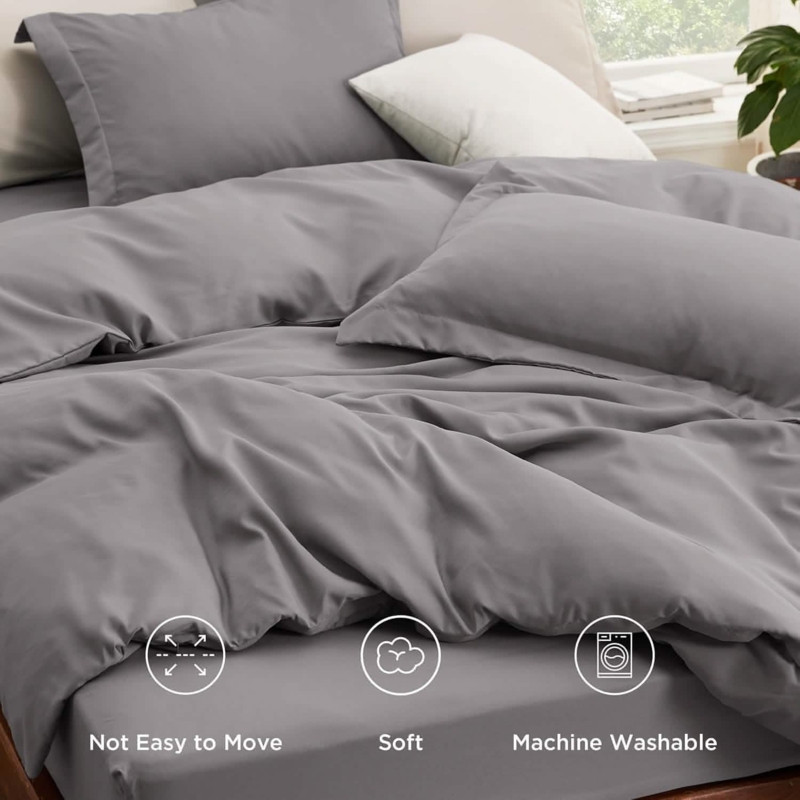 Bedding Set Linen Toned Japandi | Earthy Linen Toned Bedding Set