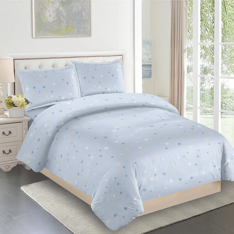 Bedding Set Star Pattern Celestial Contemporary Youthful Decor
