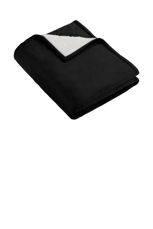 Black Textured Throw Blanket Woven Matte Finish