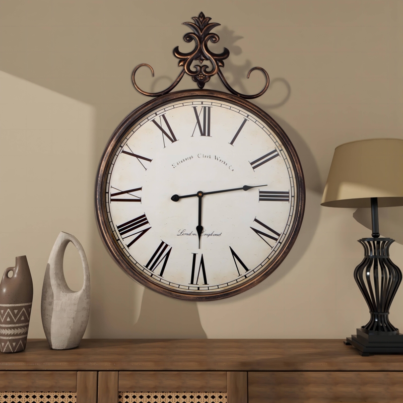Brown Bronze Finish Wall Clocks - Bed Bath & Beyond
