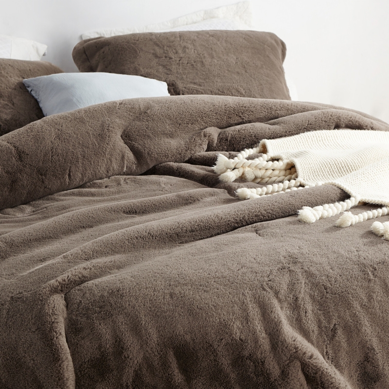 Comforter Plush Pile Velveteen Industrial Loft Bedroom Decor