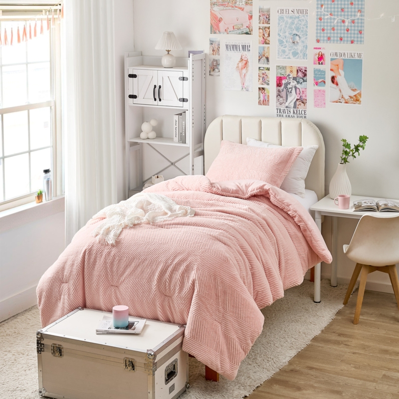 Comforter Set Cozy High Pile Exaggerated Shaggy Plush Bedding