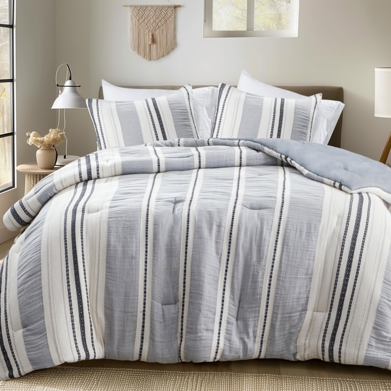 Comforter Set, Indigo Ticking Stripes & Classic Ticking Stripe Ideas