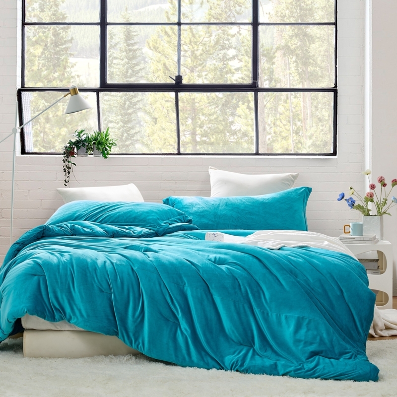Comforter Set Oversized Plush Fabric Shaggy Texture Thick Pile