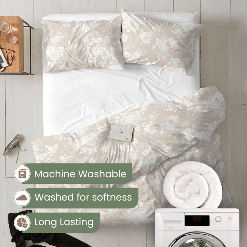 Comforter Set Sienna Crinkled Texture Earthy Modern Boho Bedding