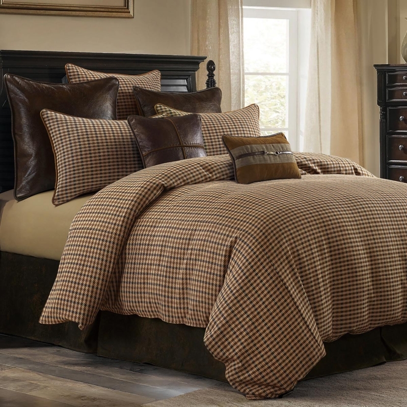 Comforter Set Southwestern Motif Rustic Lodge Multi Textured Fabrics