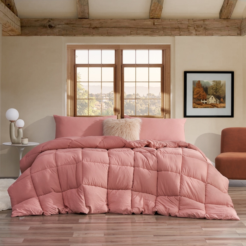 Comforter Set: Terracotta Oversized Dimensions, Thick Cloud Like Loft