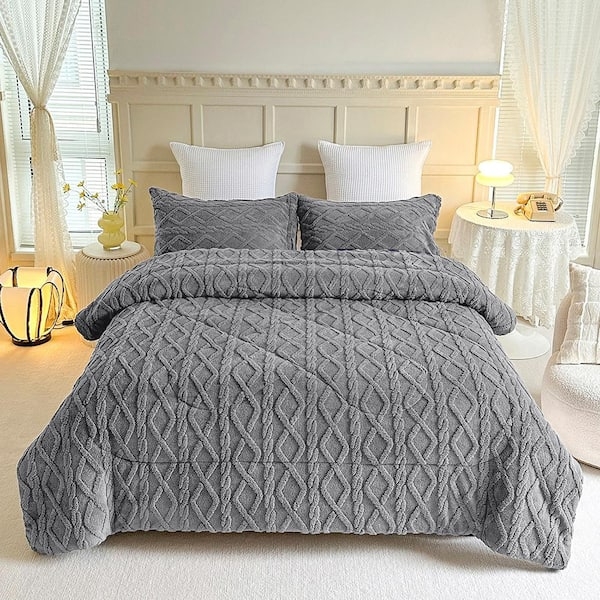 Comforter Set with Sherpa Fleece Lining: Sherpa Fleece Lined Bedding