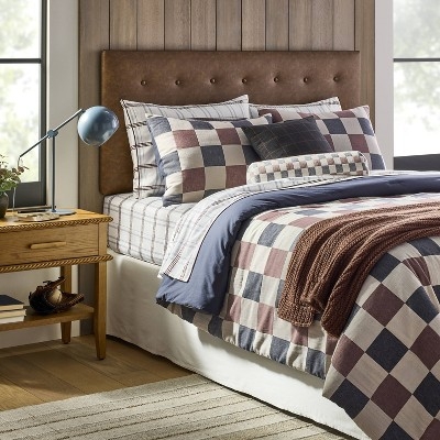 Comforter White High-Loft Fill Quilted Shams Cozy Airy Bedding