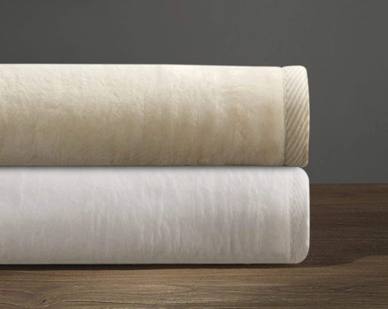 Cream Waffle Weave Throw Blanket, Cozy Textured Accent