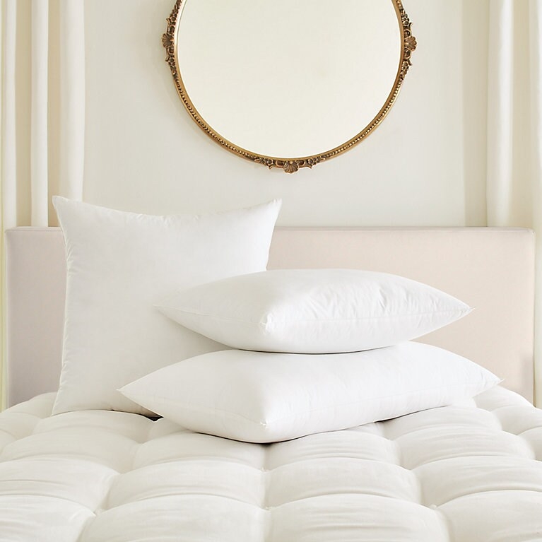 Euro Pillow Insert, Square with Plump Synthetic Fill