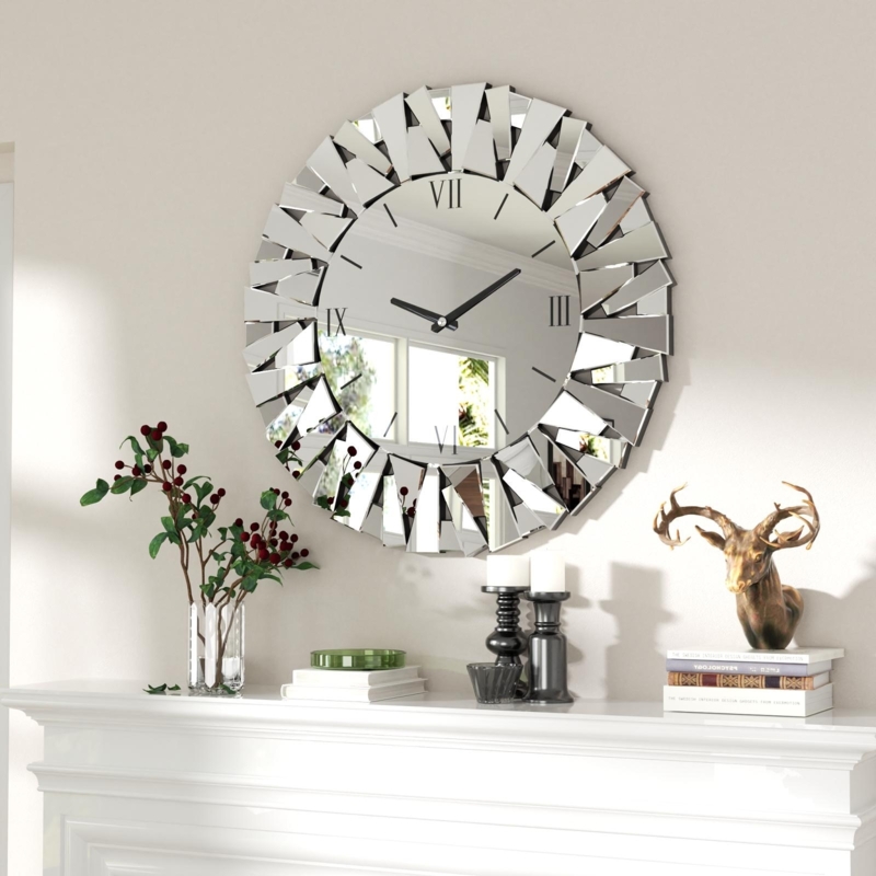 Glass, Roman Numeral Display Wall Clocks - Bed Bath & Beyond