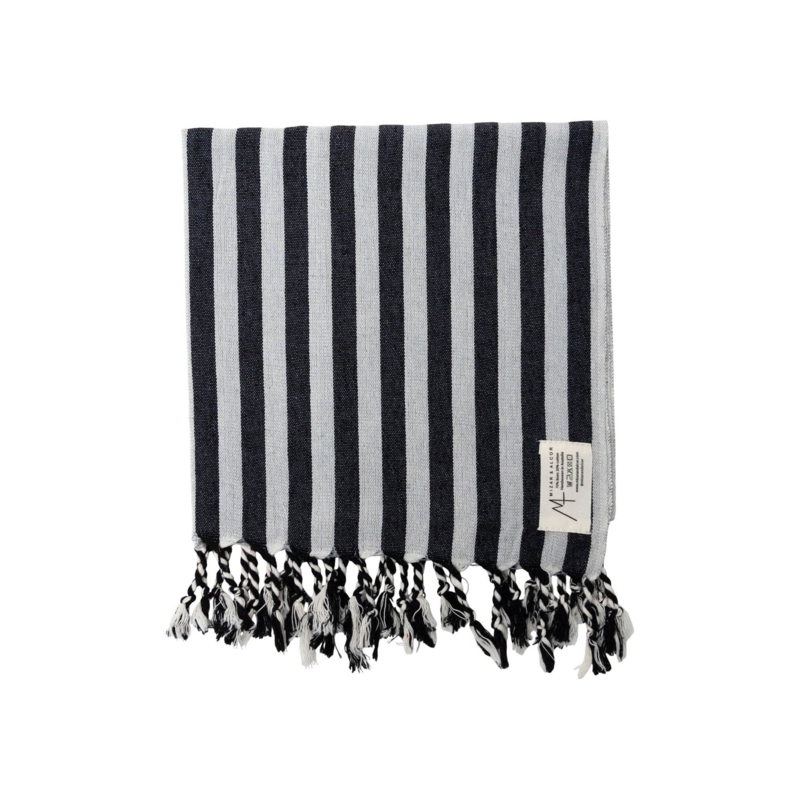 Hand Towel Hand Knotted Tassels Linen Like Scandinavian Style
