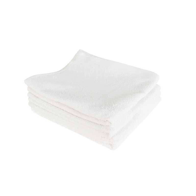 Hand Towel Looped Texture Hemmed Edges Absorbent Bathroom Textiles