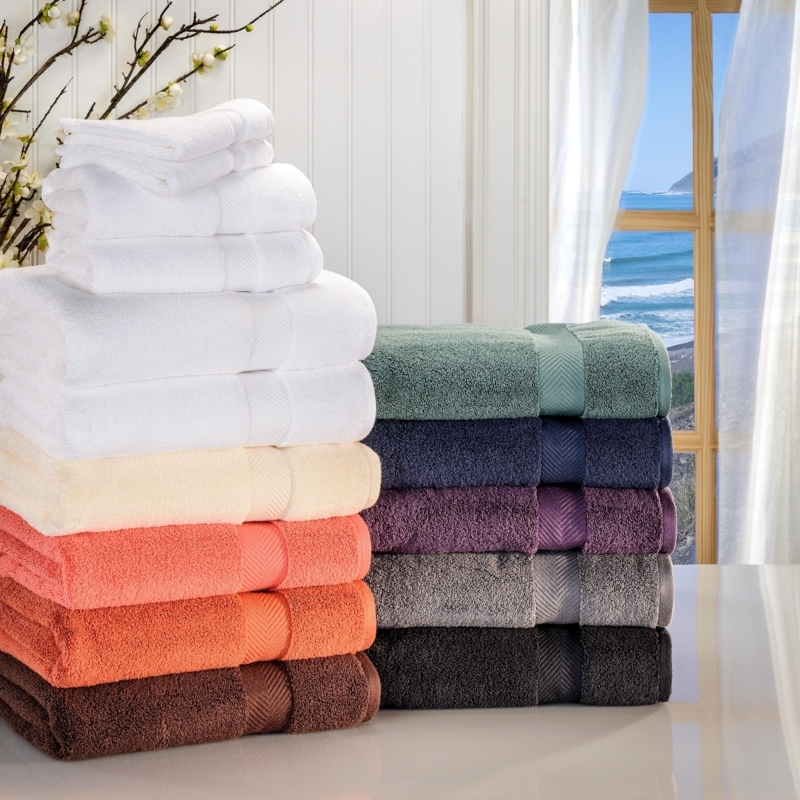 Hand Towel: Midnight Blue, Plush Pile, Dobby Border, Modern Accessory