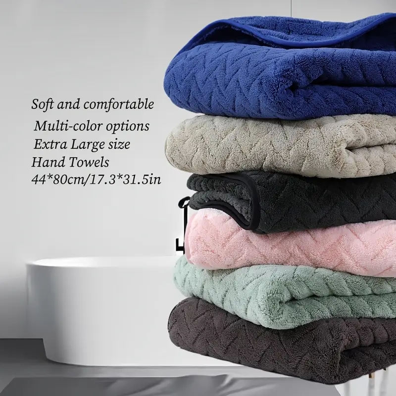 Hand Towel Set Honeycomb Texture Varied Color Waffle
