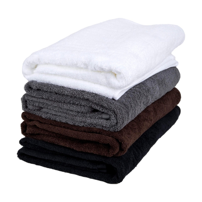 Hand Towel Stack, Cotton Terry Cloth for Spa Treatment Rooms.