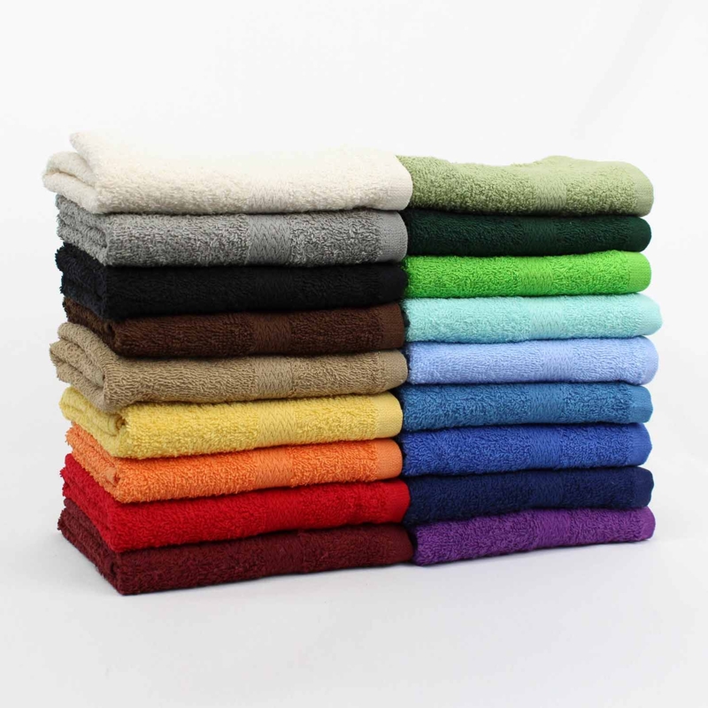 Hand Towel Wide Color Selection Terry Texture Colorful Collection