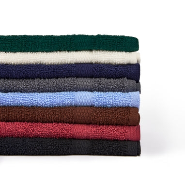 Hand Towels in Vibrant Color Spectrum with Fanned Arrangement