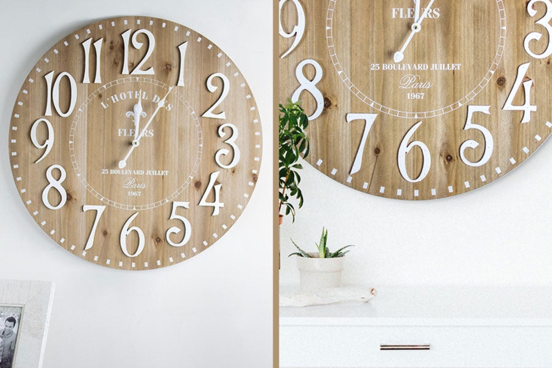 How to Select the Perfect Farmhouse Wall Clock for Your Style | American  Art Decor 