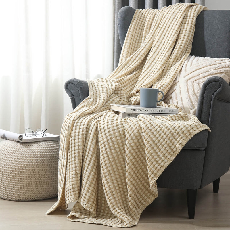 Waffle Blankets & Throws