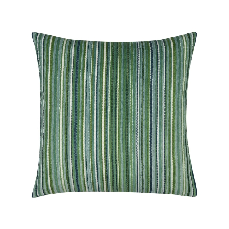 Luxury Lumbar Pillow Outdoor Velvet Forest Green Piped