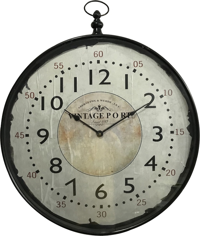 Mid Century Wall Clock Sunburst Design Varying Spoke Lengths