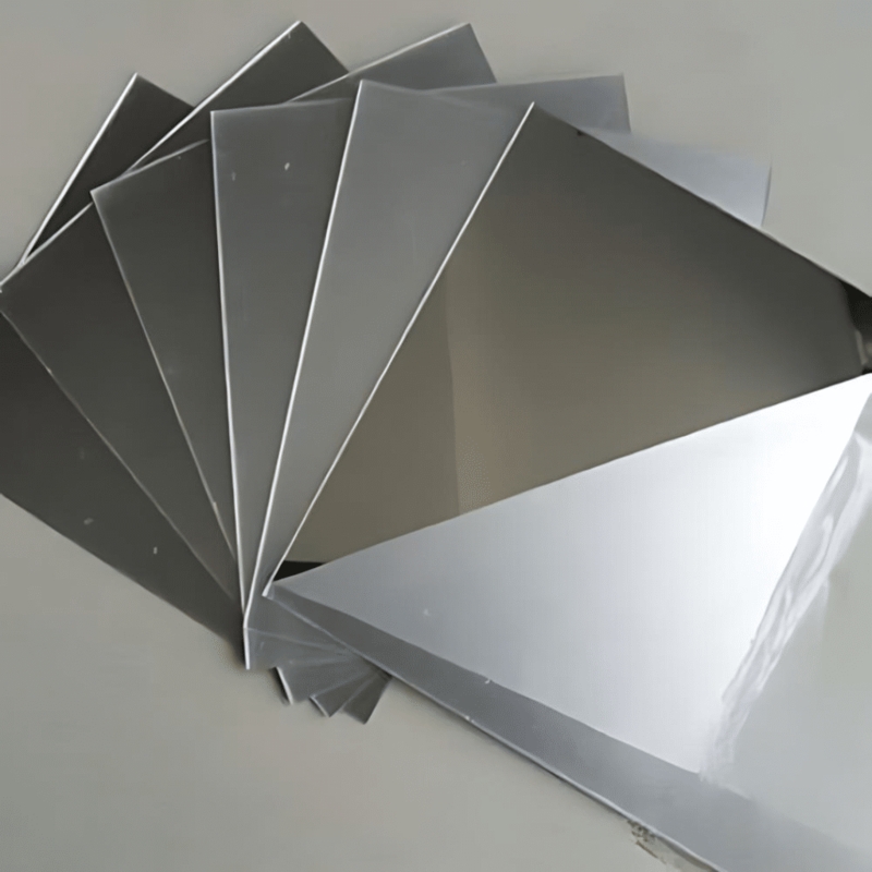 Mirror Sheet Peel Off Film Acrylic Silver Reflective Protective