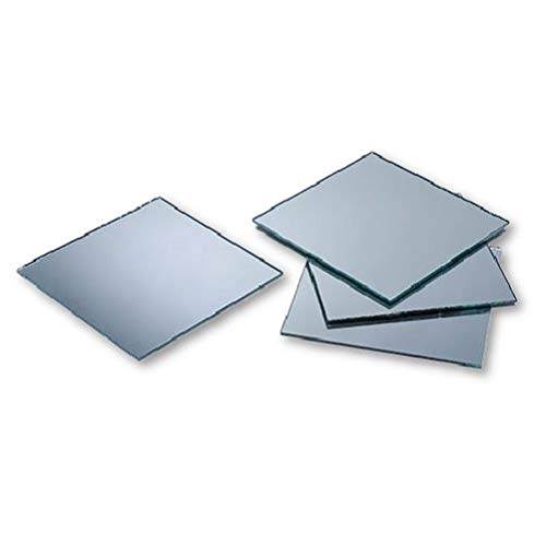 Mirror Tiles Small Scale Glossy Glass Set for Crafts