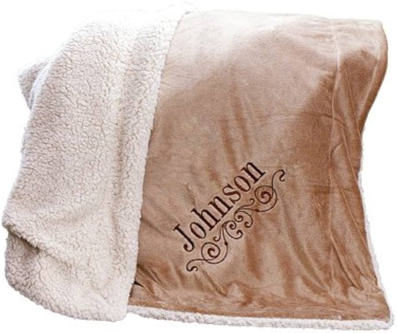 Embroidered Blankets & Throws