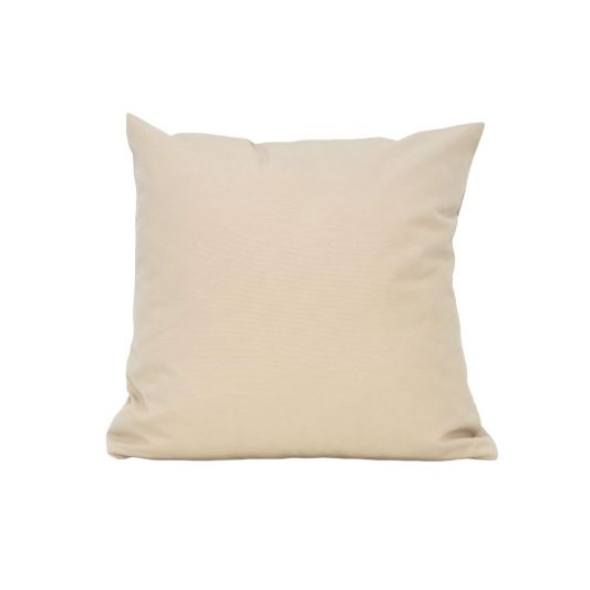 Outdoor Throw Pillow Antique Beige Waterproof Canvas Sunbrella Rain