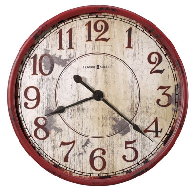 Oversized Industrial Wall Clock Vintage Exposed Gears Distressed Pewter
