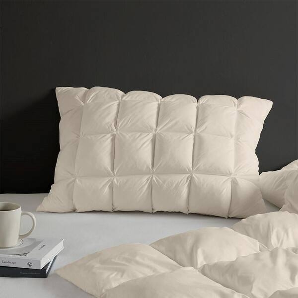 Pillow Cover Woven Texture King Size Beige Minimalist Soft Beige Sham