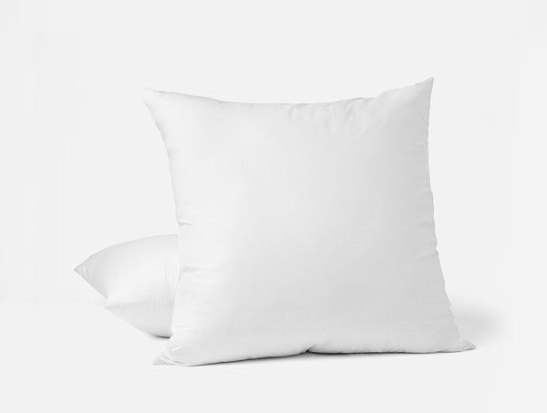 Pillow Insert, Minimalist Square Plump Knife Edge Form