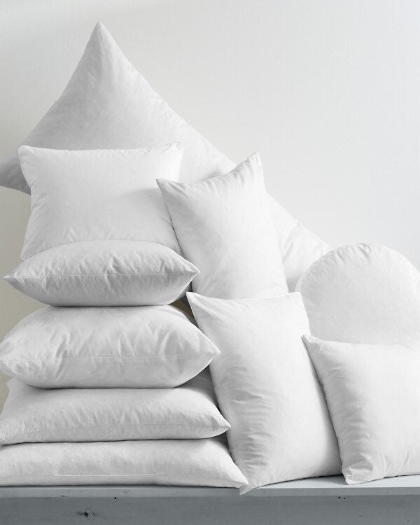 Pillow Insert, Off-White Textured Rectangular Heavyweight Fill