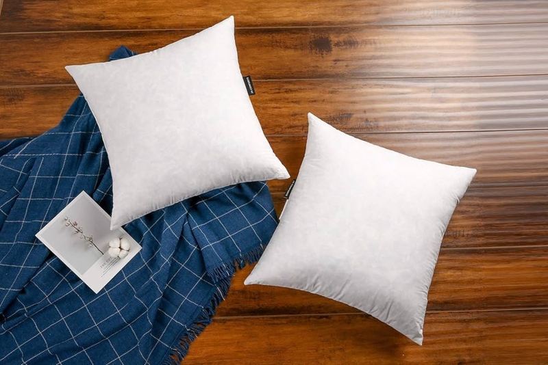 Pillow Inserts, Premium Plump Square Cotton-Like Forms