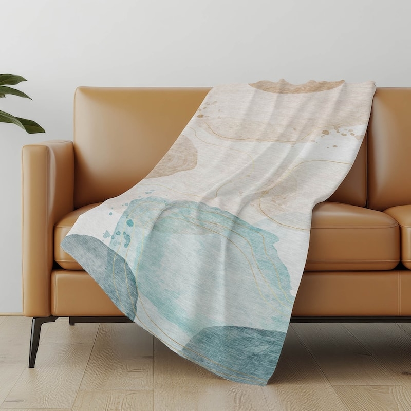 Plush Embossed Geometric Blanket in Cream Sherpa Fleece