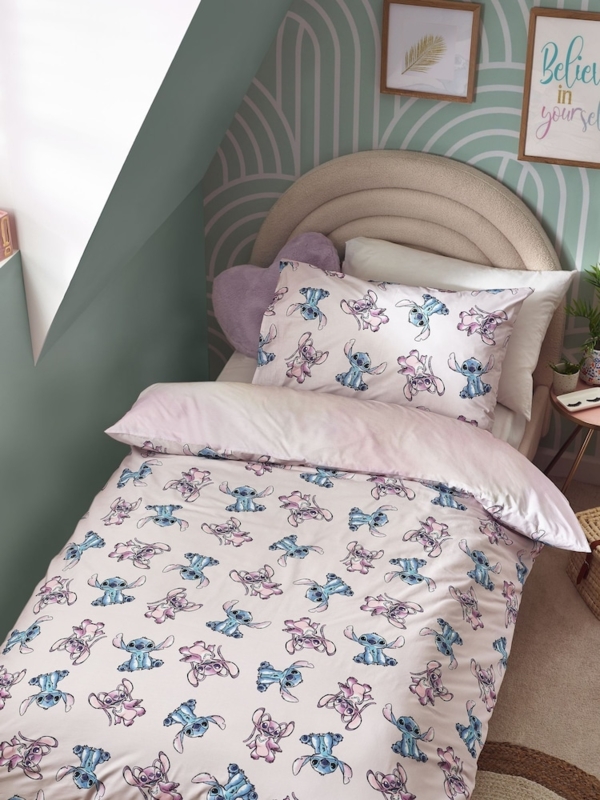 Purple Character Duvet Cover Set Reversible Graphic Whimsical Bedding
