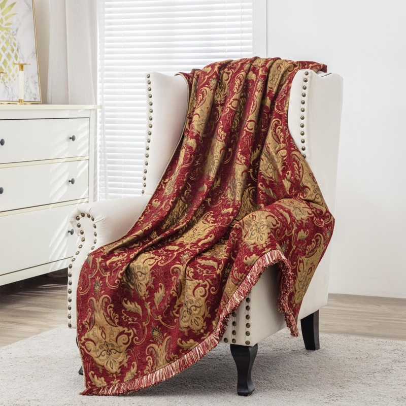 Damask Blankets & Throws