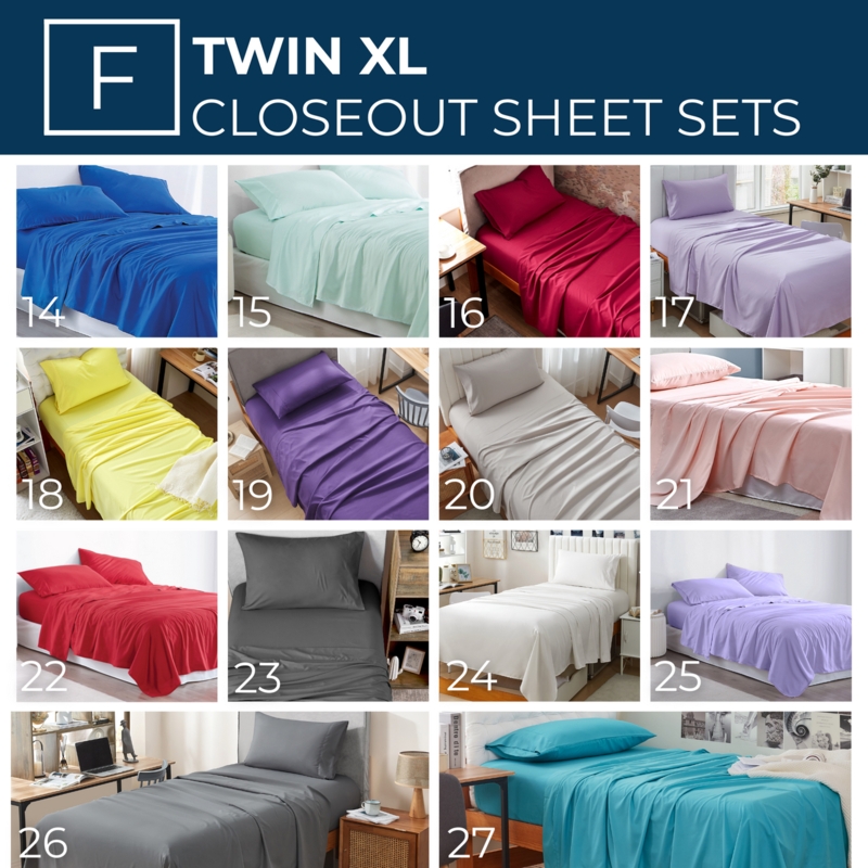 Sheet Set Navy Blue Solid Color Neatly Folded Classic Minimalist