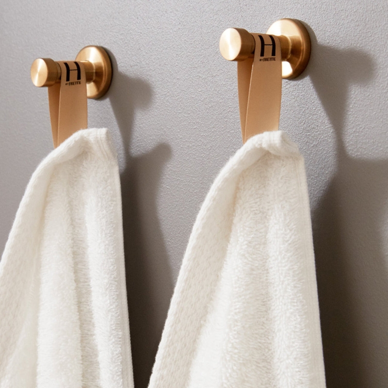 Simple Border Hand Towel Set Of 2 | H by Frette