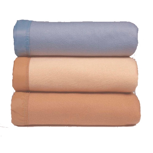 Stack of Woven Blankets with Fringe Edges, Tonal Colors